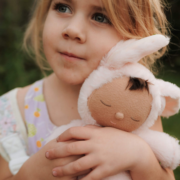 Olli Ella Cozy Dinkum Bunny Pip - Pink