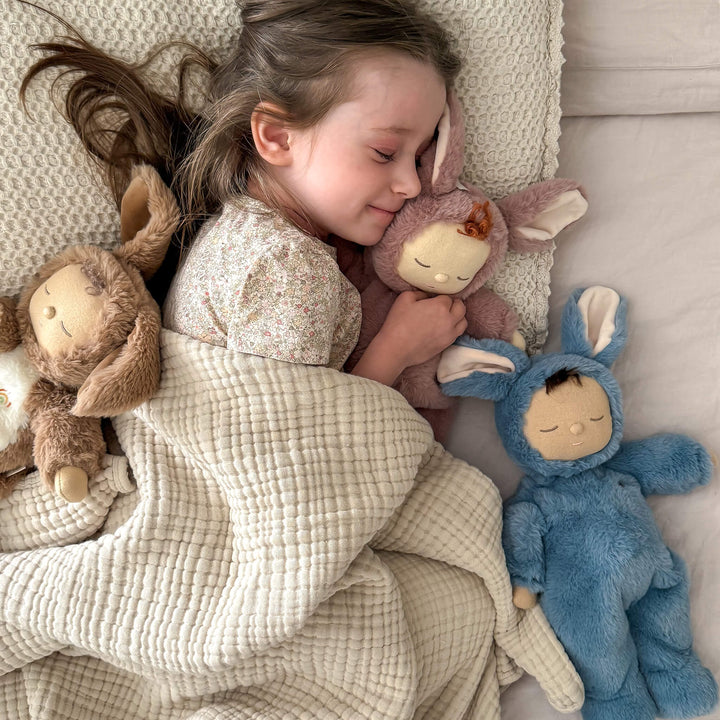Olli Ella Cozy Dinkum Bunny Twiggy - Blue
