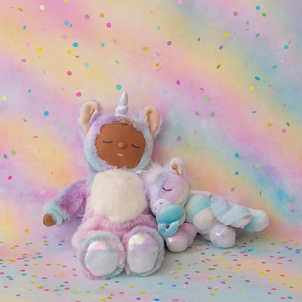 PRE-ORDER Olli Ella Cozy Dinkum Unicorn Stardust Rainbow