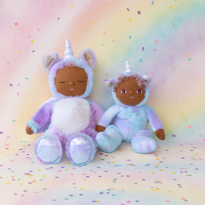 PRE-ORDER Olli Ella Cozy Dinkum Unicorn Stardust Rainbow
