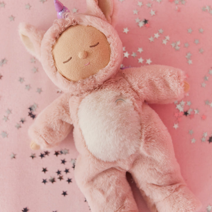 Olli Ella Unicorn Cozy Dinkum Sugarpie - Pink