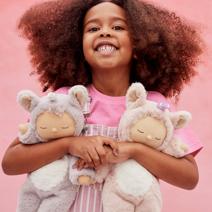 Olli Ella Unicorn Cozy Dinkum Sugarpie - Pink