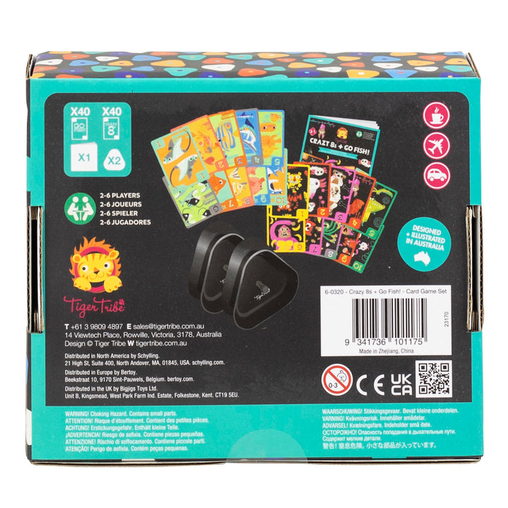 Crazy 8s + Go Fish! - Card Game Set