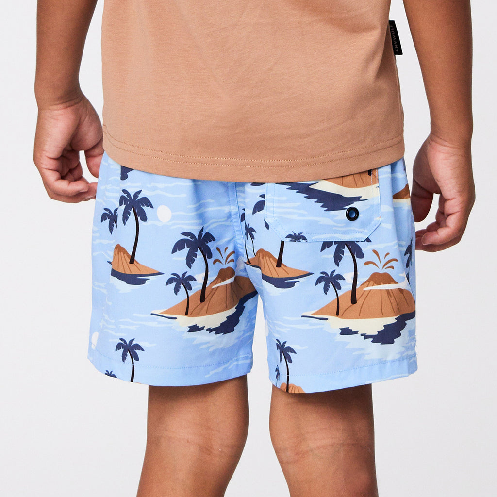 Crywolf Board Shorts - Blue Lost Island