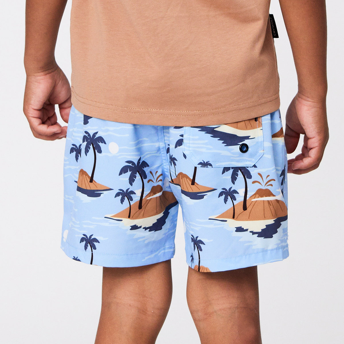 Crywolf Board Shorts - Blue Lost Island