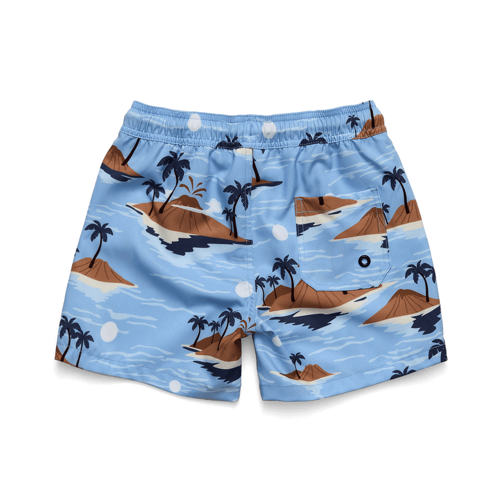Crywolf Board Shorts - Blue Lost Island