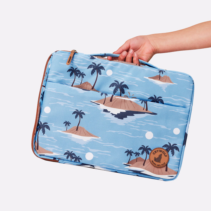 Crywolf Laptop Sleeve 13" - Blue Lost Island