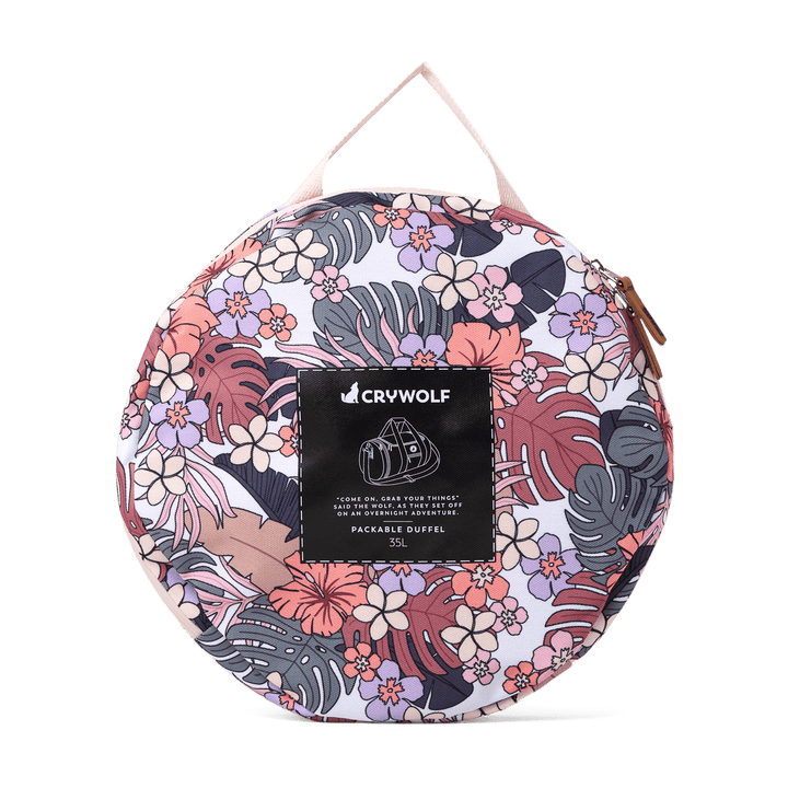 Crywolf Packable Duffel - Tropical Floral