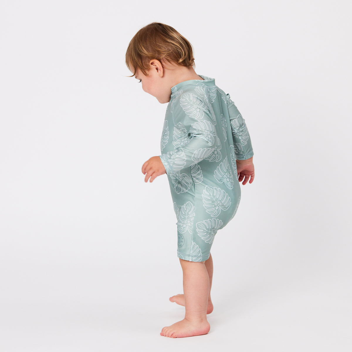 Crywolf Rash Suit - Jade Monstera