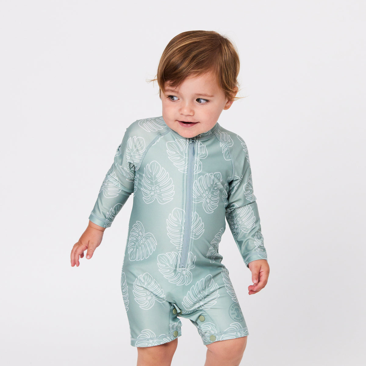 Crywolf Rash Suit - Jade Monstera