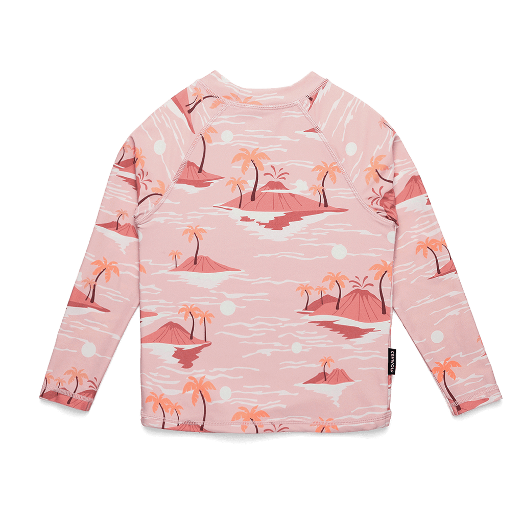 Crywolf Rash Vest - Sunset Lost Island