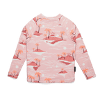 Crywolf Rash Vest - Sunset Lost Island