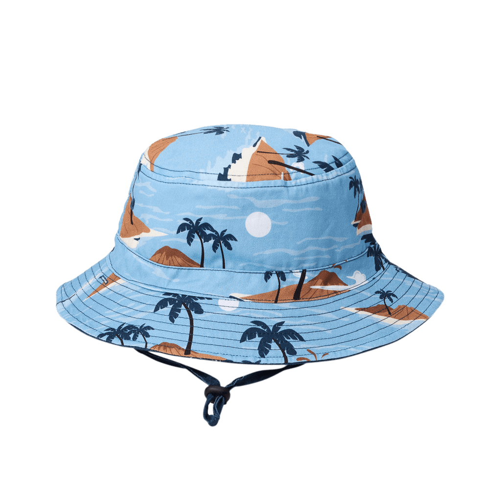 Crywolf Reversible Bucket Hat - Blue Lost Island