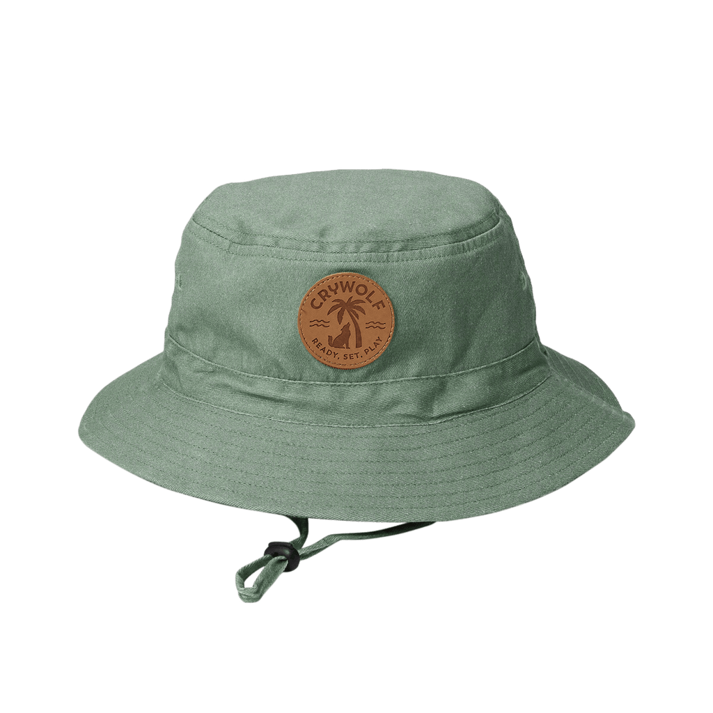 Crywolf Reversible Bucket Hat - Jade Monstera