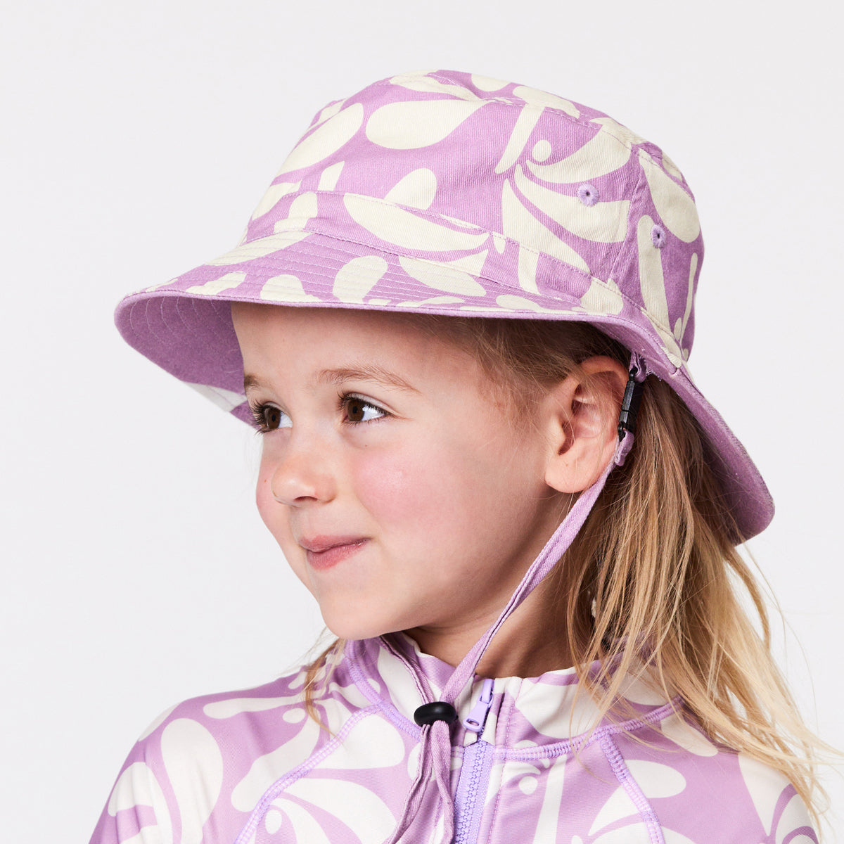 Crywolf Reversible Bucket Hat - Lilac Palms