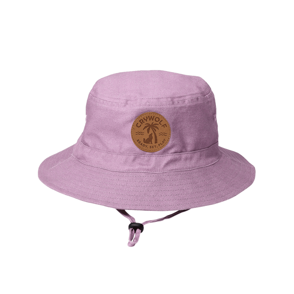 Crywolf Reversible Bucket Hat - Lilac Palms