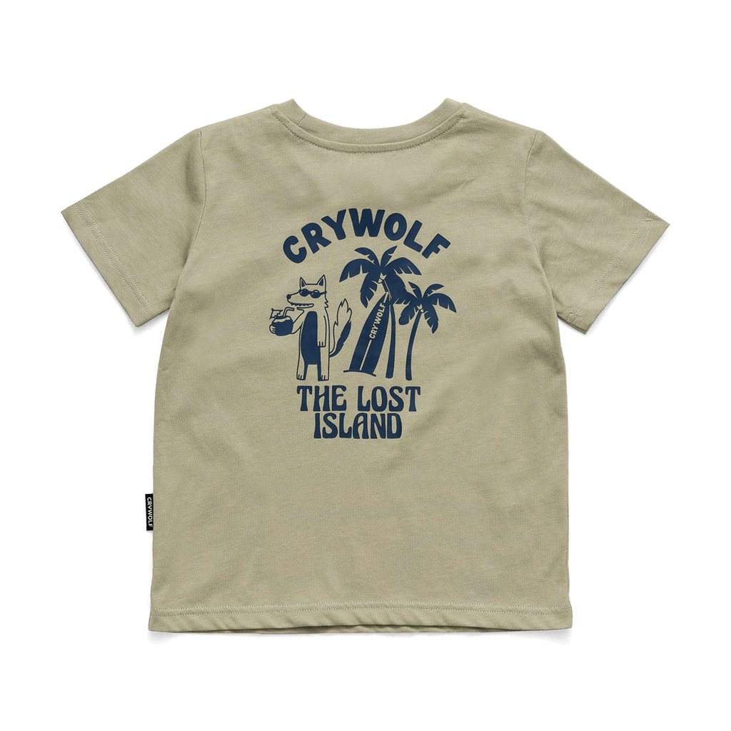 Crywolf Lost Island T-Shirt - Sage