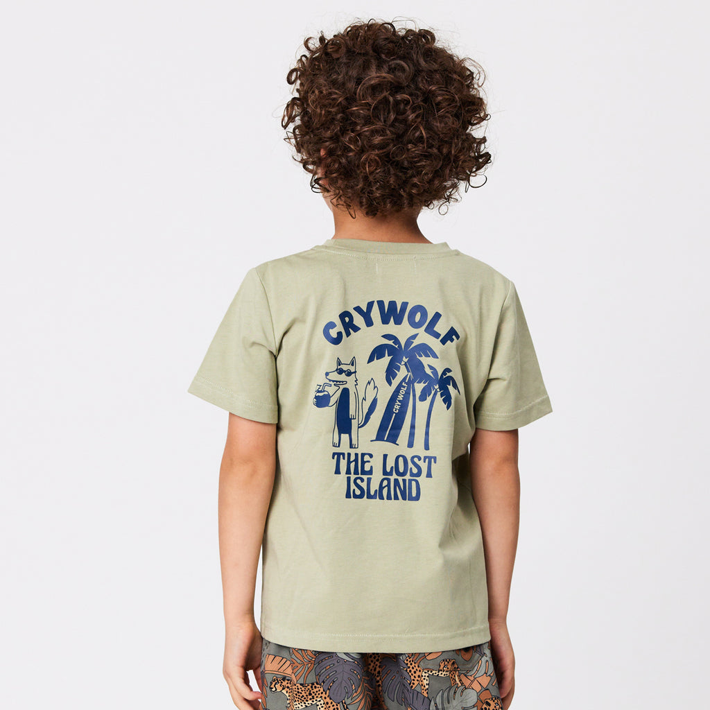 Crywolf Lost Island T-Shirt - Sage