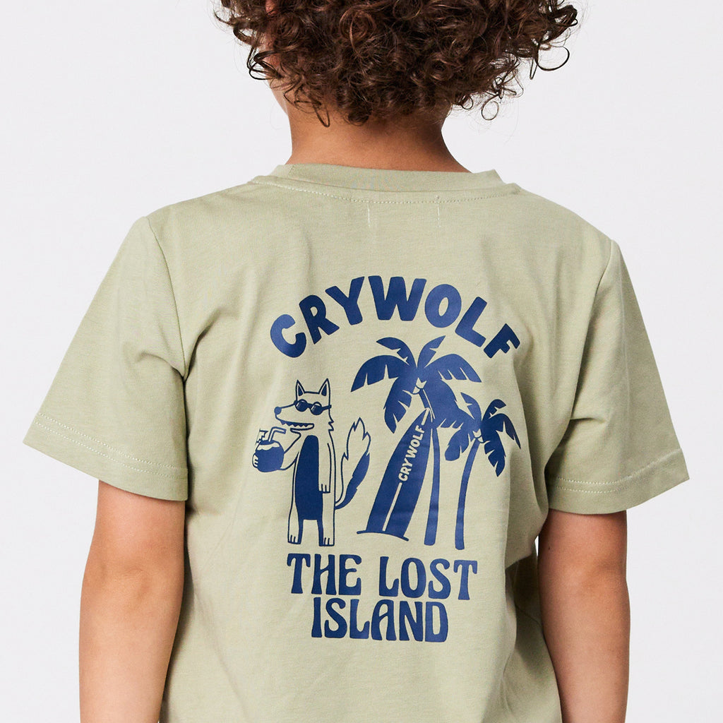 Crywolf Lost Island T-Shirt - Sage