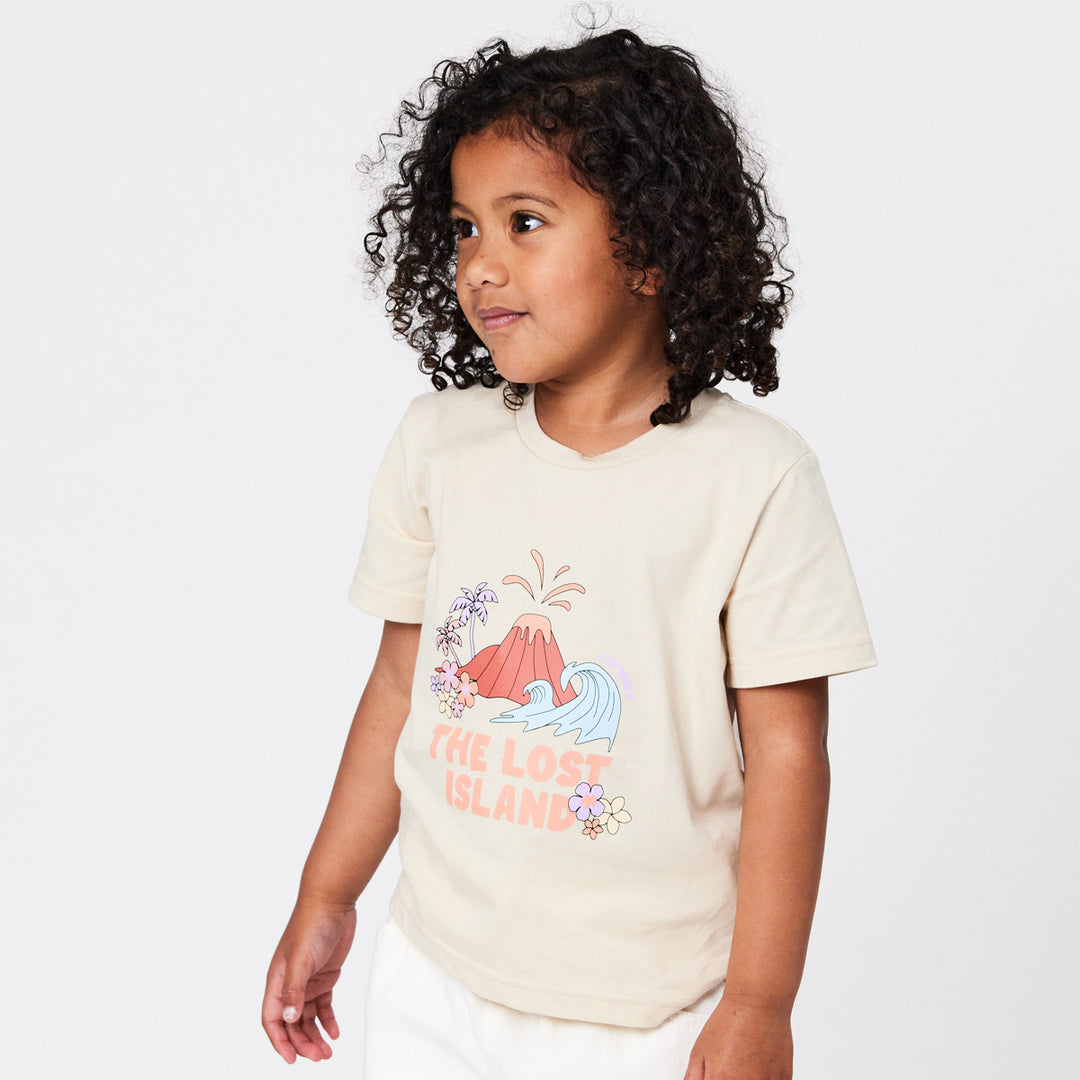 Crywolf Lost Island T-Shirt - Stone