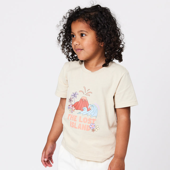 Crywolf Lost Island T-Shirt - Stone