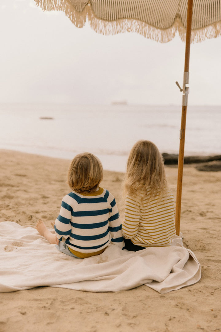 Nature Baby Piper Cardigan - Palm Sailor Stripe