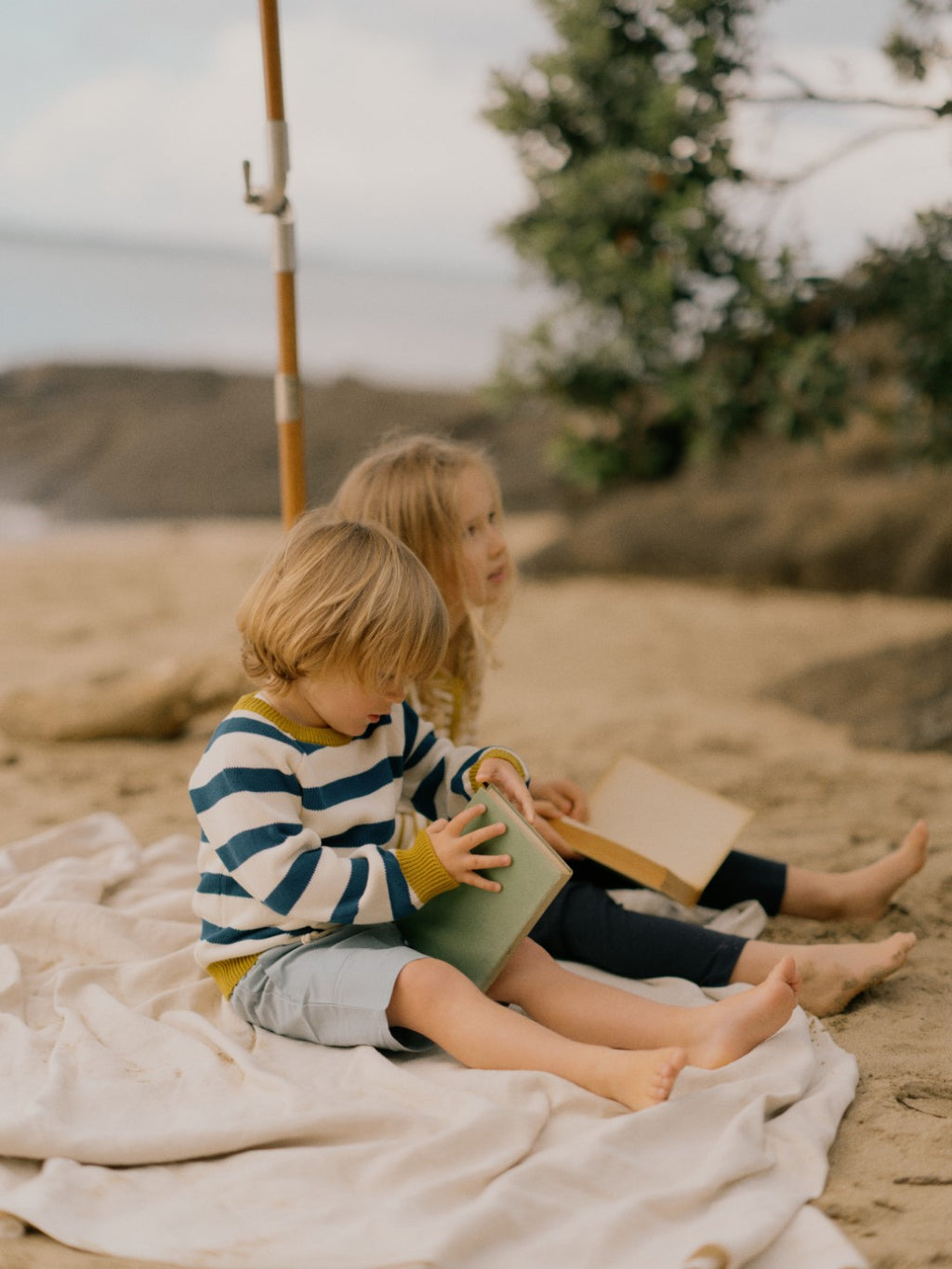 Nature Baby Billy Jumper - Marine Blue Stripe