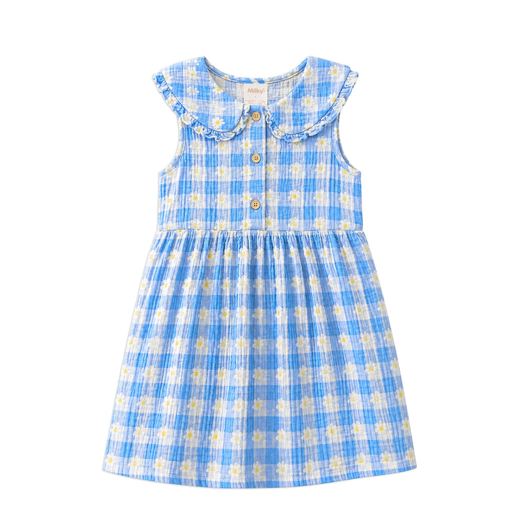 PRE-ORDER - Daisy Check Dress