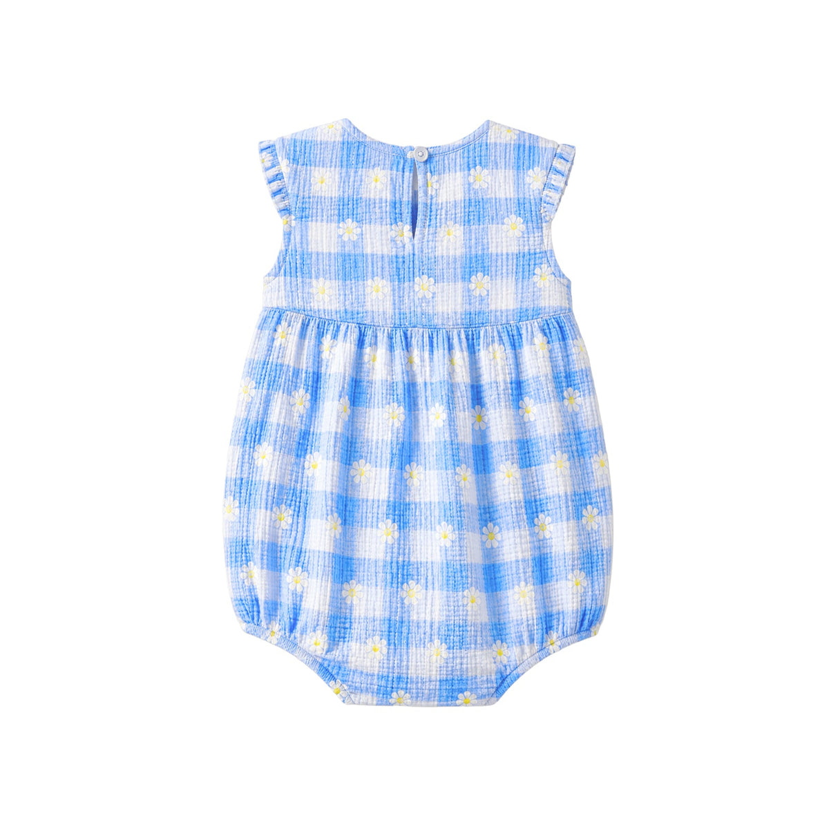 PRE-ORDER - Daisy Check Playsuit
