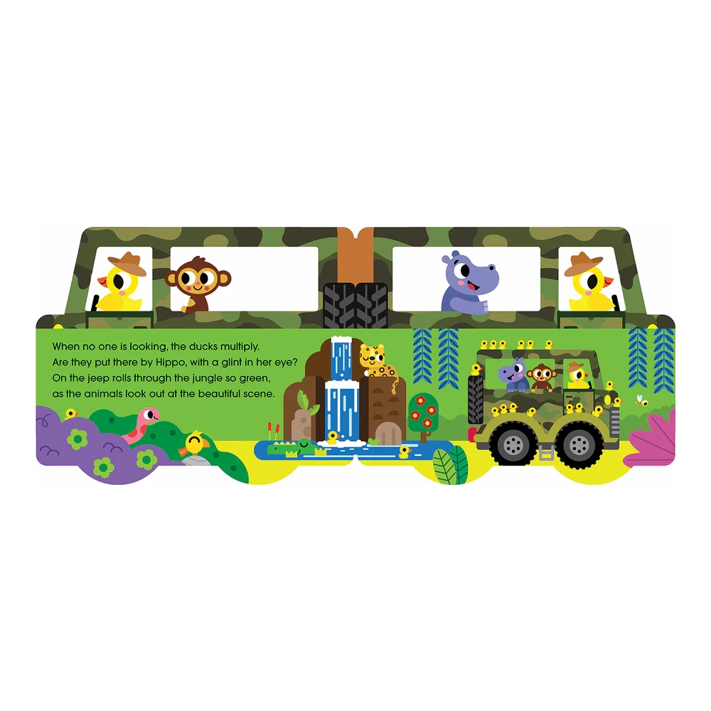 Mini Me - Shaped Board Book - The Jeep in the Jungle
