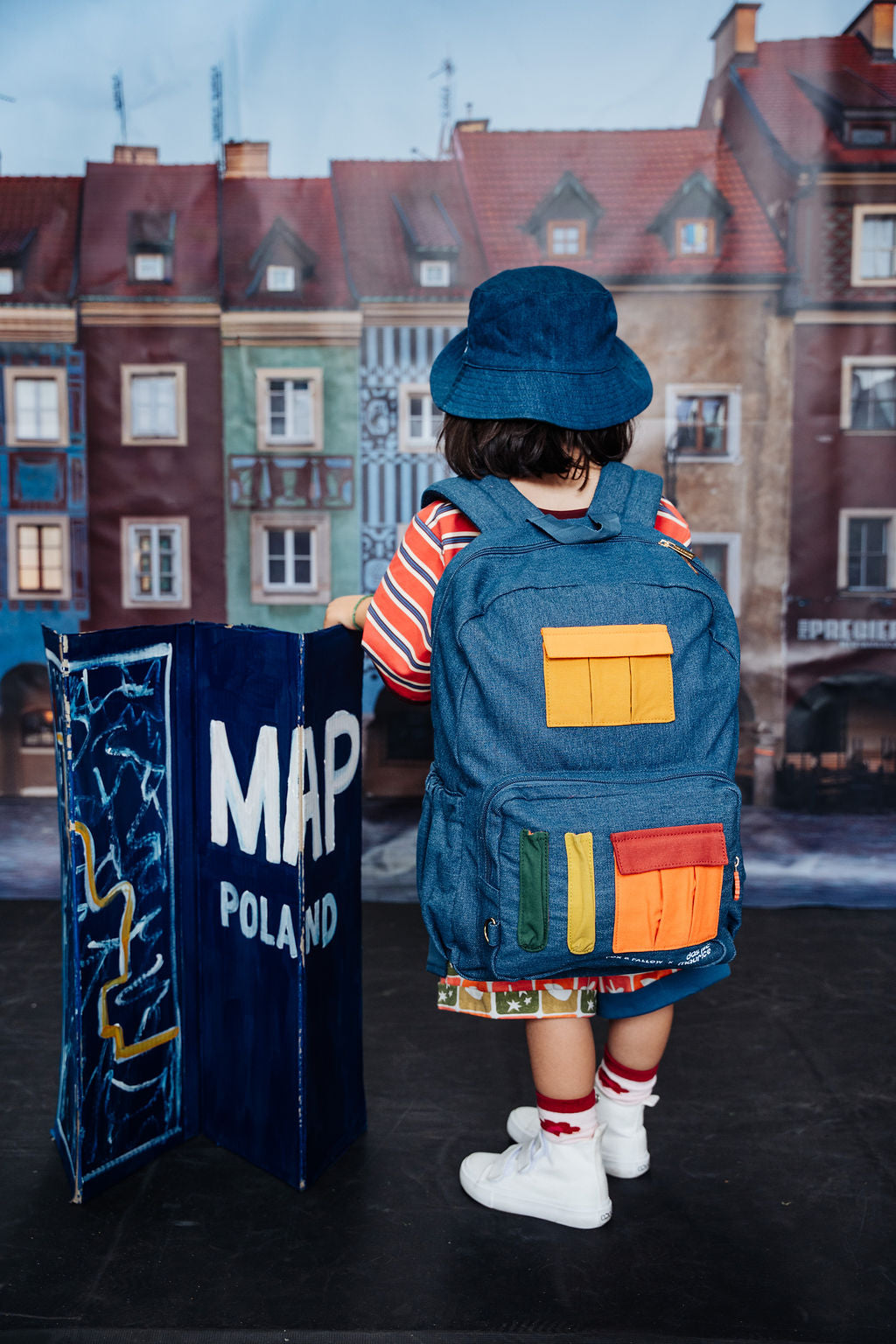 Denim Backpack | Pockets