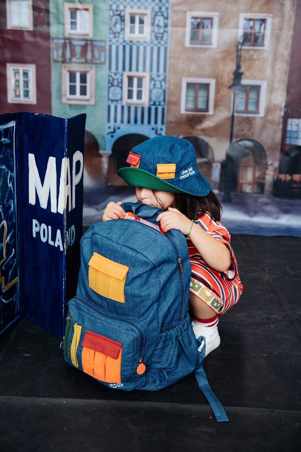 Denim Backpack | Pockets