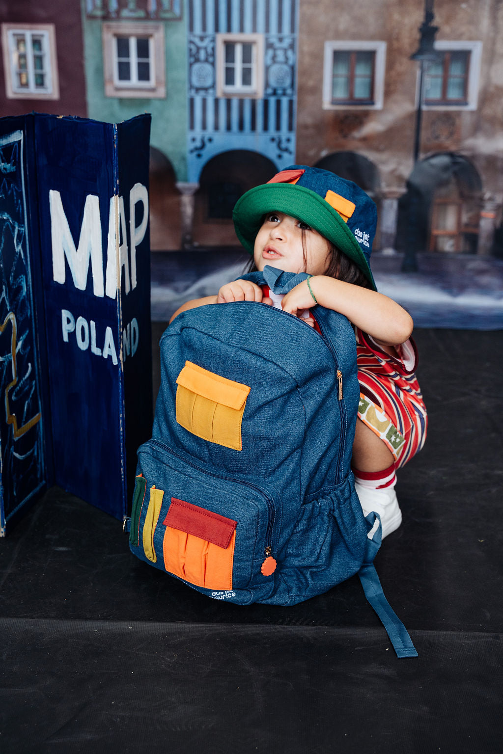 Denim Backpack | Pockets