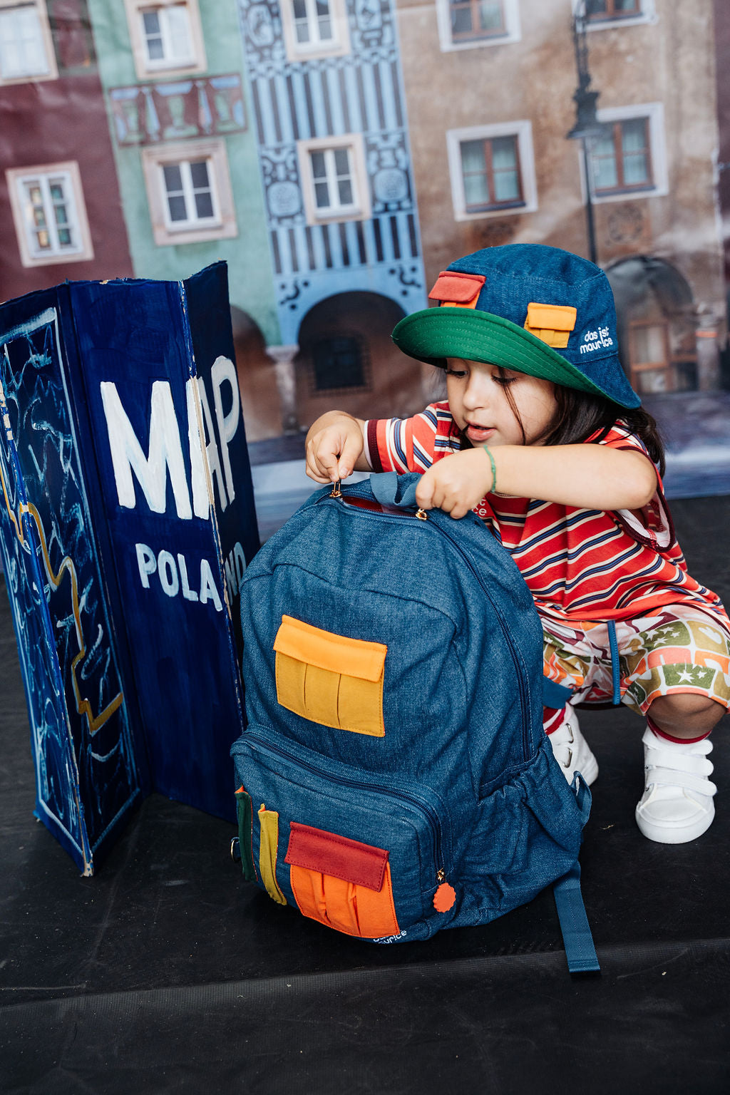 Denim Backpack | Pockets