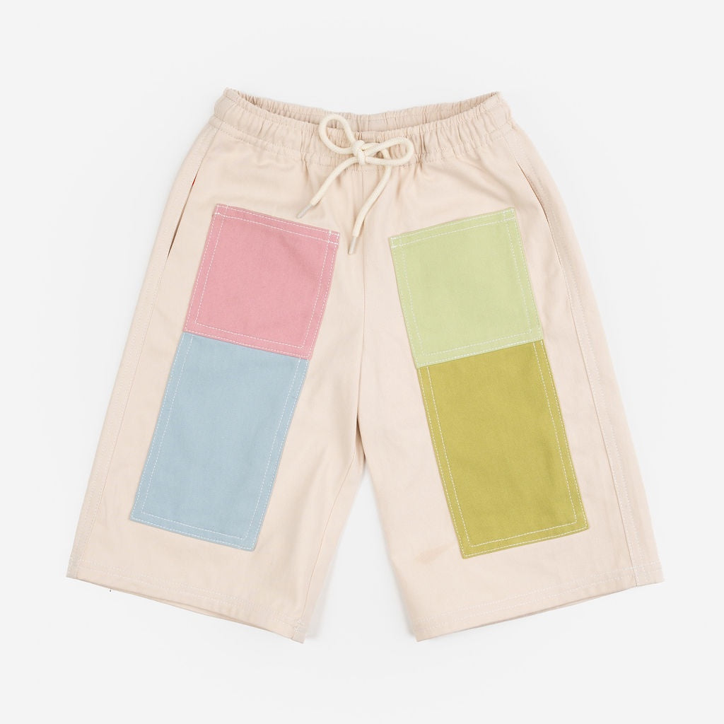 Wide Leg Pants | Patchwork