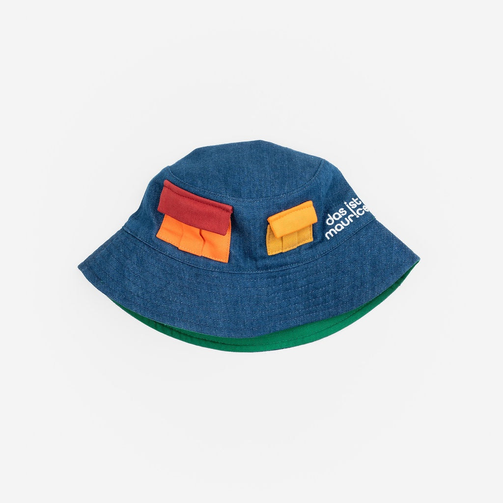 Denim Bucket Hat | Pockets