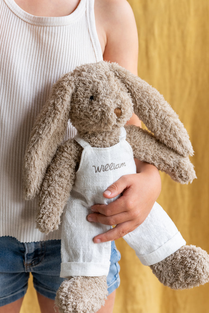 Personalised Mr Honey Bunny - White