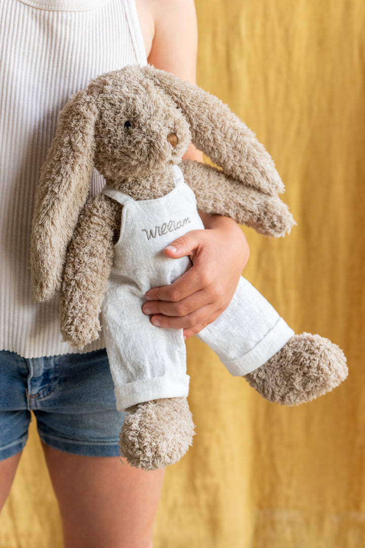 Personalised Mr Honey Bunny - White