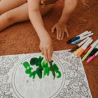 Sensory Mat Alphabet Soup