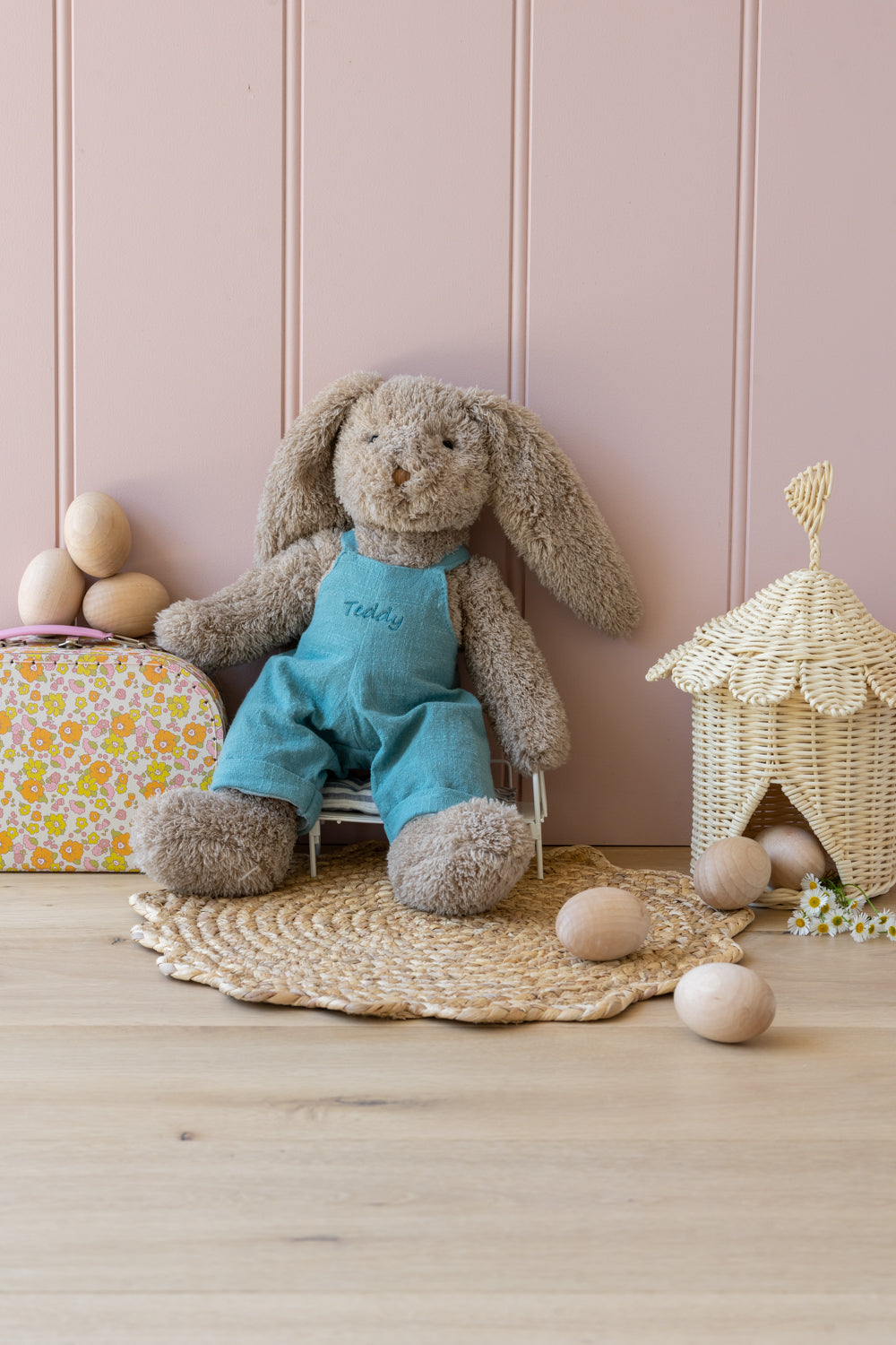 Personalised Mr Honey Bunny - Blue