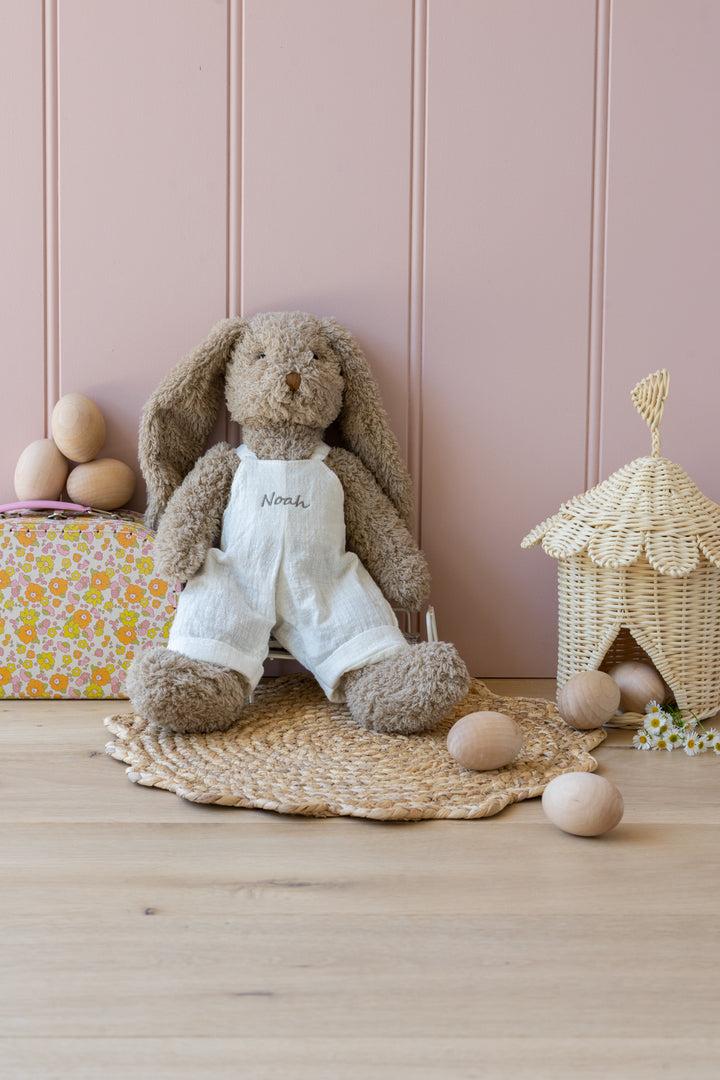 Personalised Mr Honey Bunny - White