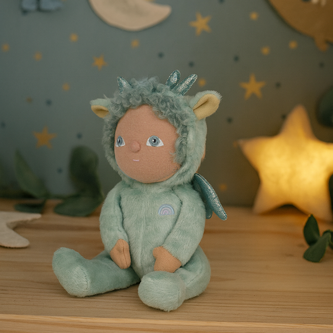 PRE-ORDER Olli Ella Dinky Dinkum Doll Dante Dragon Green