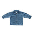 Organic Embroidery Denim Shirt - Starlight