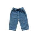 Organic Embroidery Denim Pant - Starlight