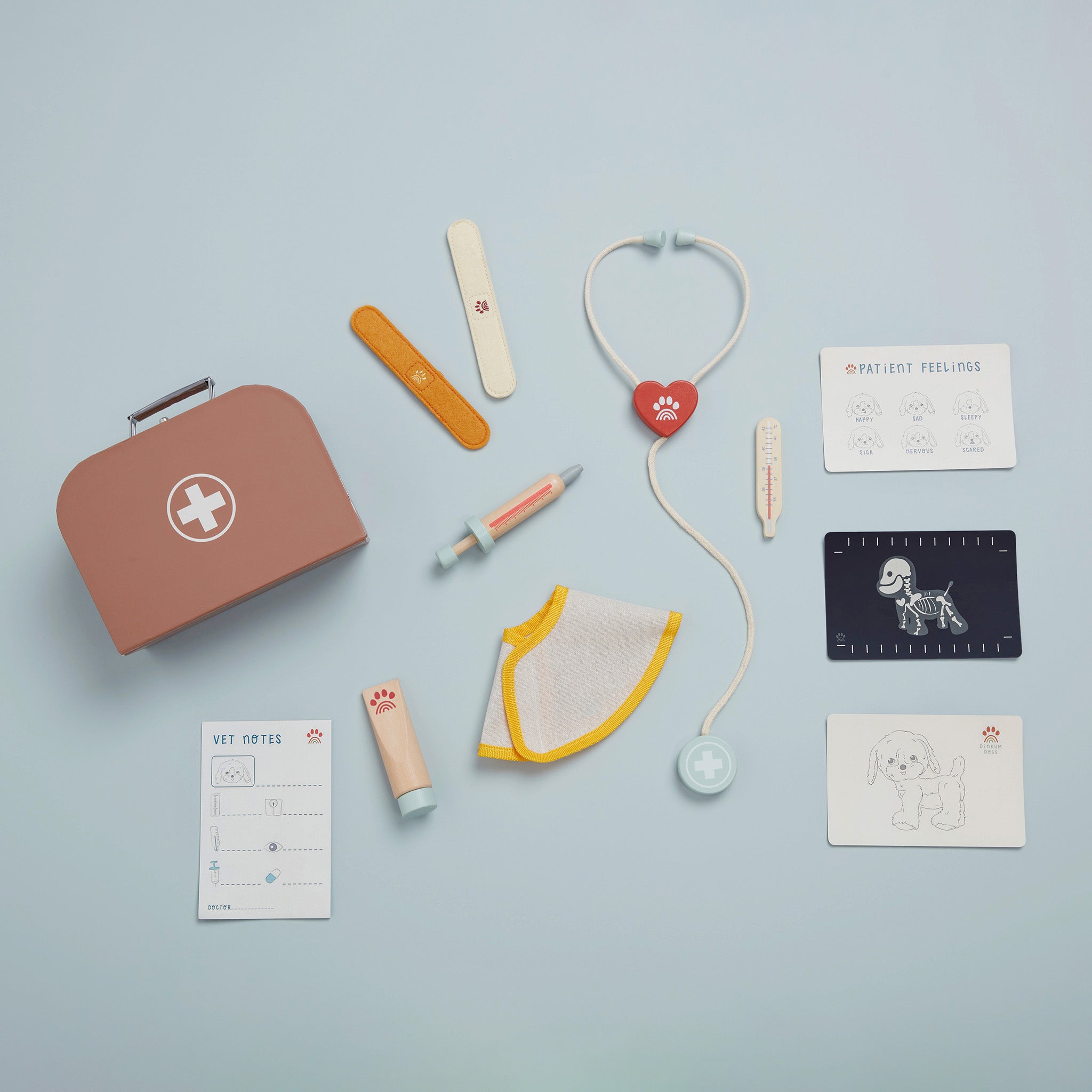 Dinkum Dogs Vet Set - Clay
