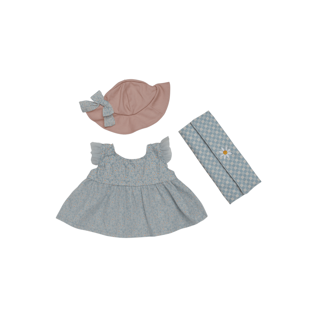 Olli Ella Petal Picnic Outfit Set - Teal