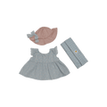 Petal Picnic Outfit Set - Teal