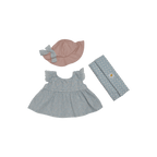 Petal Picnic Outfit Set - Teal