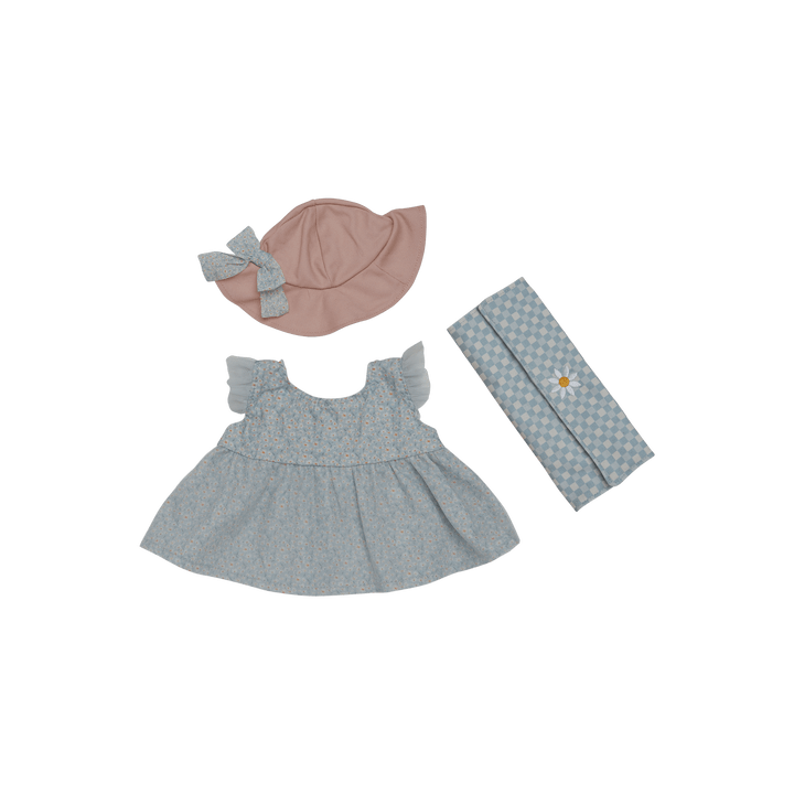 Olli Ella Petal Picnic Outfit Set - Teal