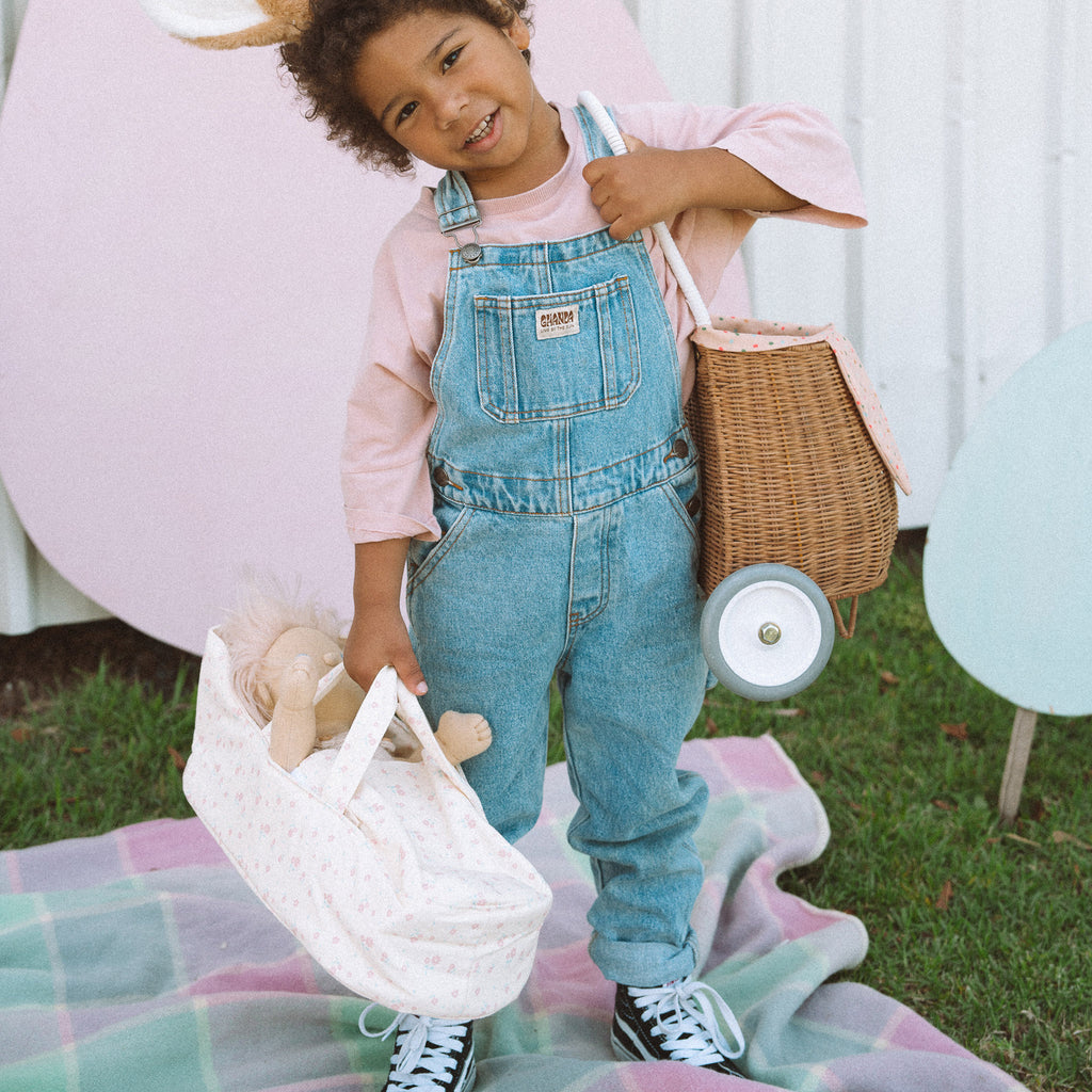 Dinkum Doll Carry Cot - Pansy